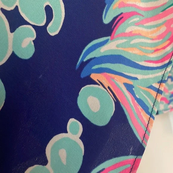 Lilly Pulitzer silk tank top size small - Picture 6 of 6